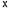 STENCIL, LETTER X, 12
