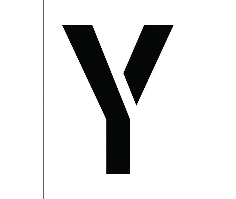 STENCIL, LETTER Y, 12
