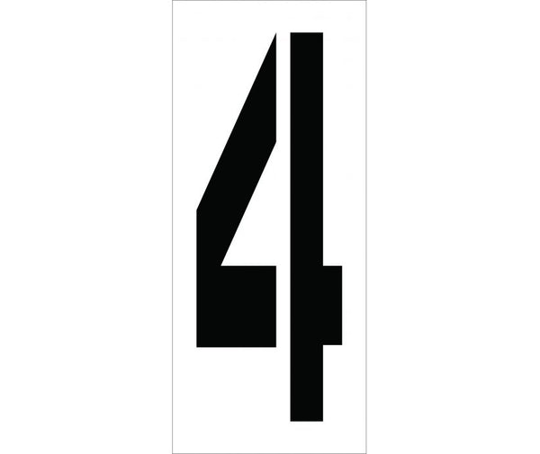 STENCIL, NUMBER 4, 24