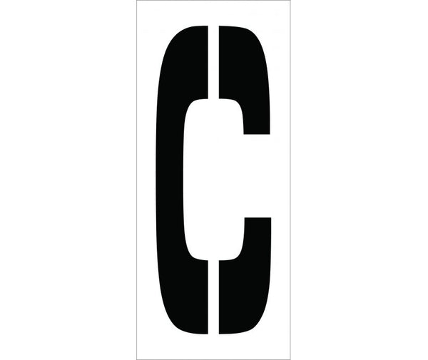 STENCIL, LETTER C, 24