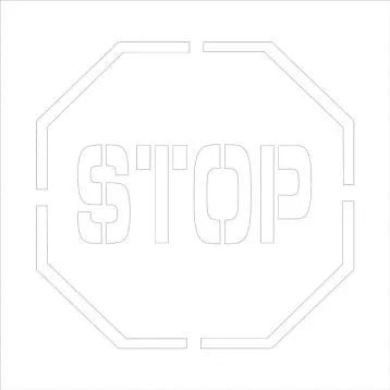 Stop Stencil 24