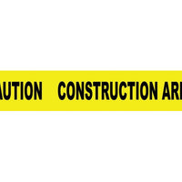 TAPE, BARRICADE, CAUTION CONSTRUCTION AREA, 3X1000FT 2 MIL