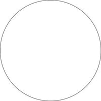 White Floor Marking Circles | PTE218WT