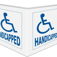 Handicapped Wall Projection Standard and Glow | PWS-6