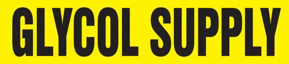 Self-Stick Pipe Marker, GLYCOL SUPPLY, fits 1 1/2