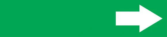 Self-Stick Pipe Marker, (Arrow), fits 8