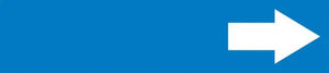 Snap Tite Pipe Marker, (Arrow), fits 3/4" to 1 1/4" pipe diameter, Vinyl Plastic, White/Blue