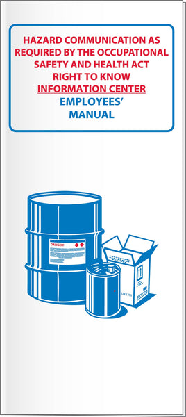 HAZCOM/GHS/RTK BOOKLETS/MANUALS, W/ CARD INSERT, 10/PK