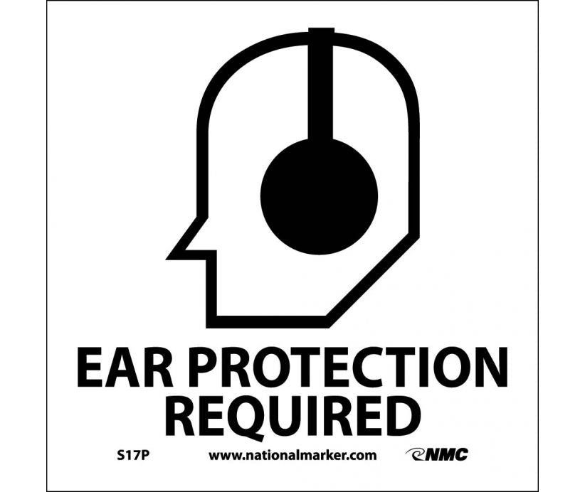EAR PROTECTION REQUIRED (W/GRAPHIC), 7X7, PS VINYL