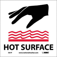 HOT SURFACE (W/ GRAPHIC), 7X7, RIGID PLASTIC