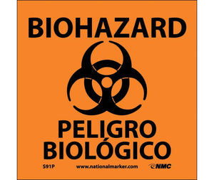 BIOHAZARD PELIGRO BIOLOGICO (BILINGUAL) (W/GRAPHIC), 7X7, PS VINYL