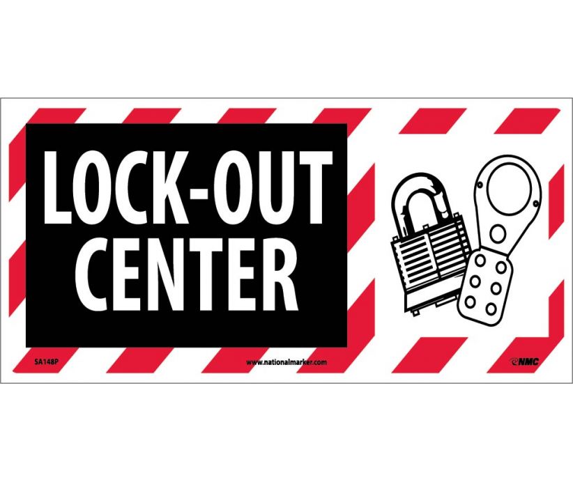 LOCK OUT CENTER (W/ GRAPHIC), 7X17, PS VINYL