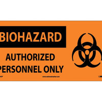 BIOHAZARD, AUTHORIZED PERSONNEL ONLY (W/ GRAPHIC), 7X17, PS VINYL