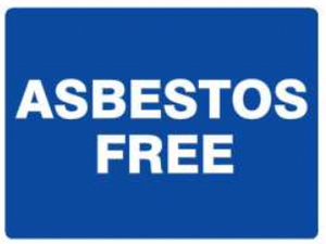 Asbestos Free - Paper Labels | SAHL-12