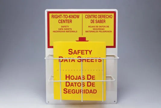 RTK Center Kit, Single Basket, RIGHT-TO-KNOW CENTER (English, Spanish), 20