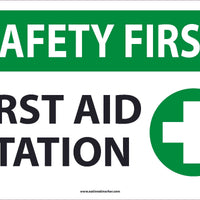 FIRST AID STATION, 12x18, .040 ALUM