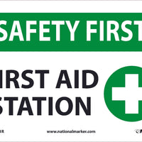 FIRST AID STATION, 7X10, .050 RIGID PLASTIC