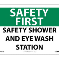 SAFETY FIRST, SAFETY SHOWER AND EYE WASH STATION, 10X14, .040 ALUM