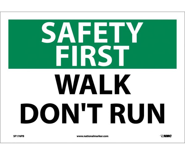 SAFETY FIRST, WALK DON'T RUN, 10X14, PS VINYL