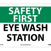 SAFETY FIRST, EYE WASH STATION, 10X14, RIGID PLASTIC