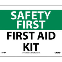 SAFETY FIRST, FIRST AID KIT, 7X10, RIGID PLASTIC