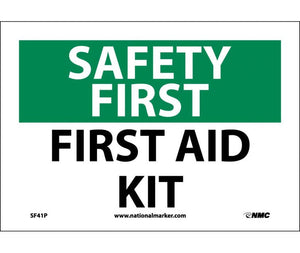 SAFETY FIRST, FIRST AID KIT, 7X10, PS VINYL