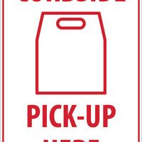 CURBSIDE PICK-UP, A-FRAME SIGNICADE SIGN 36X24 SIGN