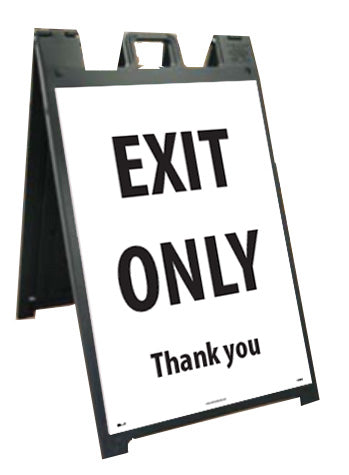 DELUXE SIDEWALK STAND AND SIGN, EXIT