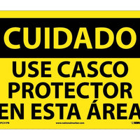 CUIDADO, CASO REQUIERIDO EN ESTA AREA, 10X14, RIGID PLASTIC
