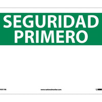 SEGURIDAD PRIMERO, BLANK , 14X10, PS VINYL