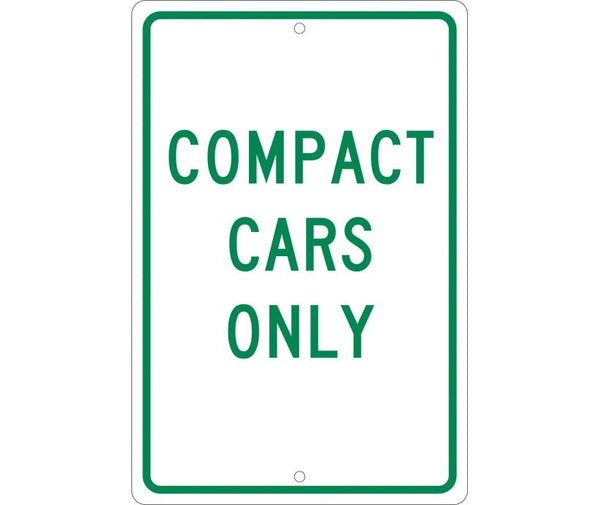 COMPACT CARS ONLY, 18X12, .063 ALUM