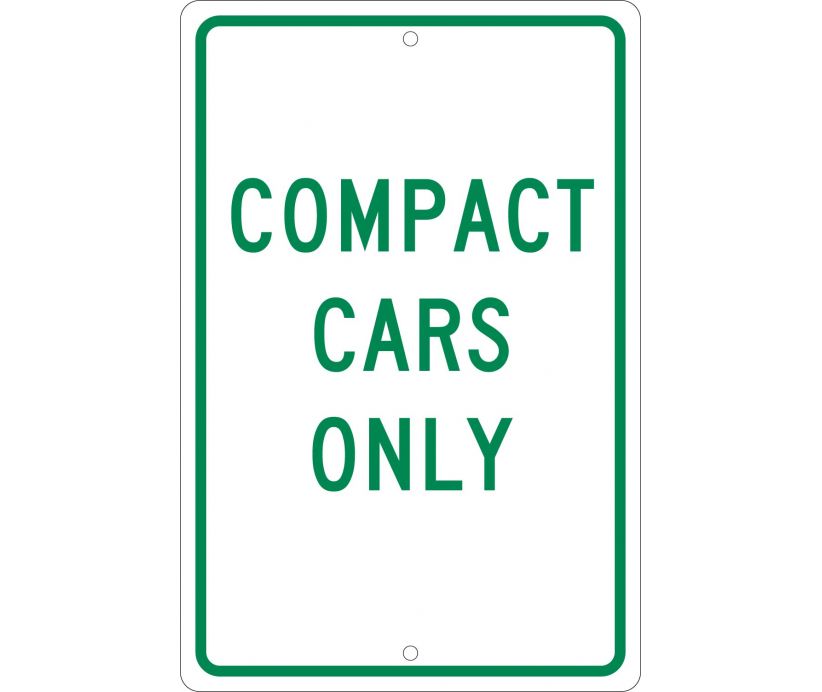 COMPACT CARS ONLY, 18X12, .063 ALUM