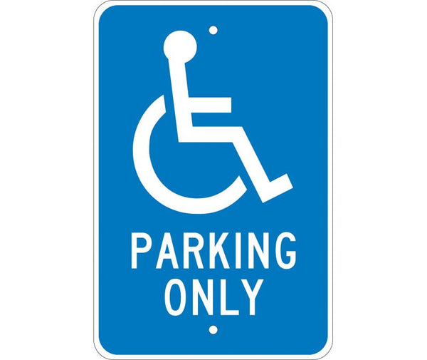 GRAPHIC, PARKING ONLY, 18X12, .080 EGP REF ALUM