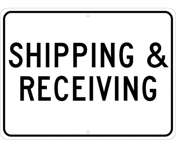 SHIPPING & RECEIVING, 18X24, .080 EGP REF ALUM