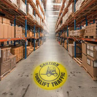 Caution Forklift Traffic Projector and Projection Lens | VSP1