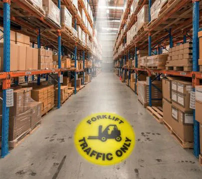 40W LED Sign Projector with Remote & FORKLIFT TRAFFIC ONLY LENS