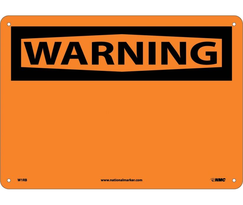 WARNING, (HEADER ONLY), 10X14, RIGID PLASTIC