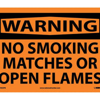 WARNING, NO SMOKING, MATCHES OR OPEN FLAMES, 10X14, PS VINYL