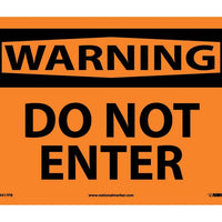 WARNING, DO NOT ENTER, 10X14, PS VINYL