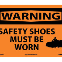 WARNING, RESTRICTED AREA AUTHORIZED EMPLOYEES ONLY, 10X14, RIGID PLASTIC