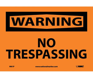 WARNING, NO TRESPASSING, 10X14, PS VINYL