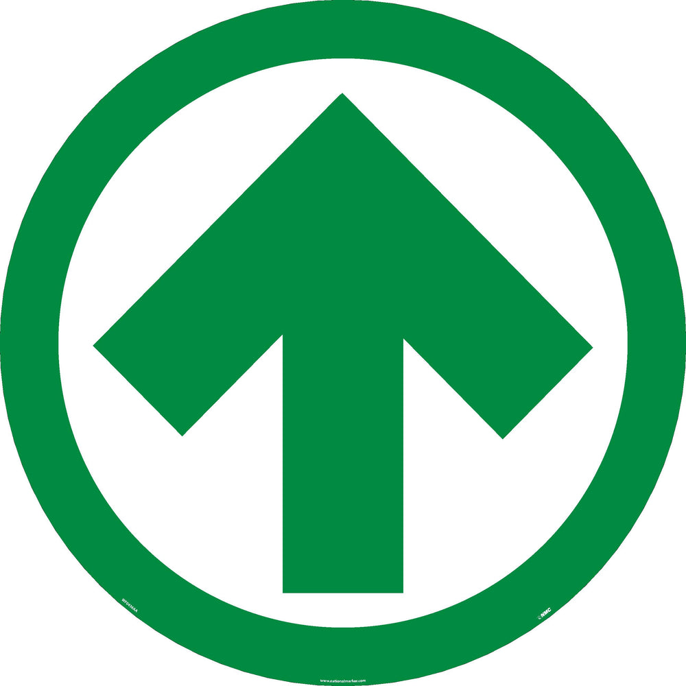 ARROW GRAPHIC WALL AND FLOOR SIGN, 36X36, ASPHALT ART