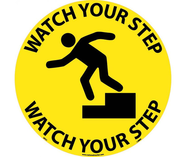 WALK ON FLOOR SIGN, 17