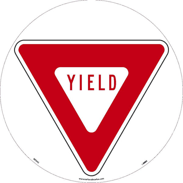WALK ON FLOOR SIGN, 17