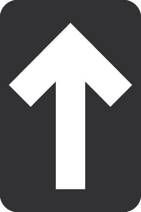 WALK ON, 6 X 4 DIRECTIONAL ARROW, NON-SKID TEXTURED ADHESIVE BACKED VINYL, BLACK