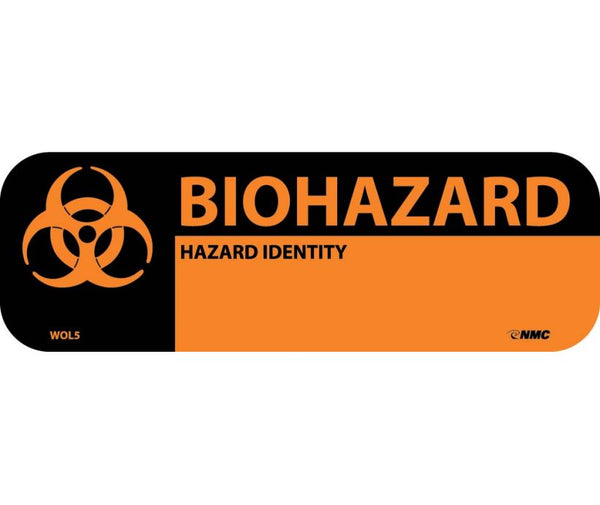 LABELS, BIOHAZARD HAZARD IDENTITY, 1