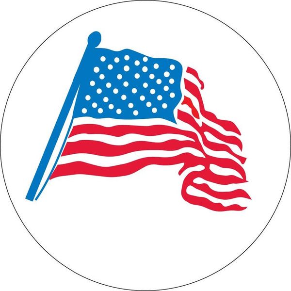 HARD HAD EMBLEM, AMERICAN FLAG, 2