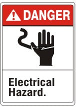 ANSI Z535 Danger Electrical Hazard Signs | AN-45
