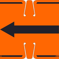 SAFETY CONE ARROW SIGN, 10.375" X 12.625", PLASTIC