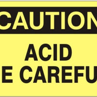 Caution Acid Be Careful Signs | C-0002